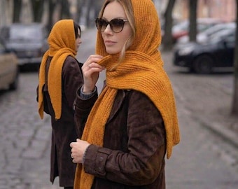 Hooded scarf crochet pattern pdf, easy hood scarf pattern, beginner crochet hood, hooded scarf tutorial, winter crochet pattern
