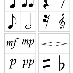 Notes, Clefs, Dynamics, Rests, Sharp, Flat, Repeat, Etc. Flashcards|32 Cards
