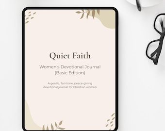 30-Day Digital Devotional Journal for Christian Women (PDF)
