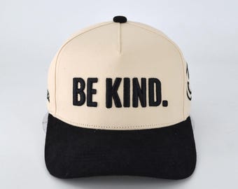 BE KIND Embroidered Cotton Snapback - Christian Hat