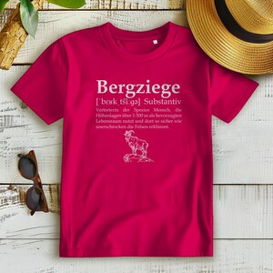 Women's T-Shirt Mountain Goat – sustainable mountain shirt made from organic cotton, gift for hikers, alpine enthusiasts & outdoor women image 2