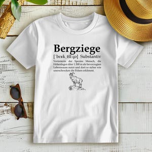 Women's T-Shirt Mountain Goat – sustainable mountain shirt made from organic cotton, gift for hikers, alpine enthusiasts & outdoor women image 4