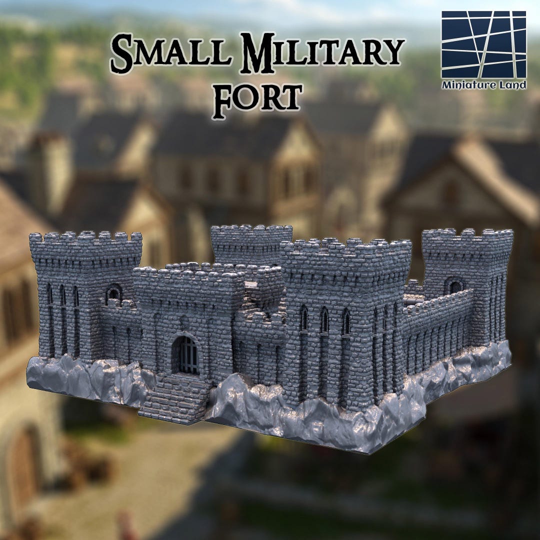 Rpg Fort Small Military Fort - Miniatureland: D&D Pathfinder Miniature Rpg ...