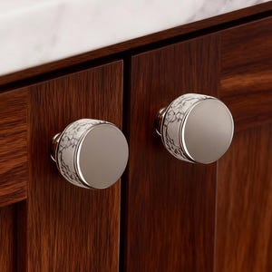 Furniture Replacement Knob, Dresser Drawer Handles, White Turquoise Closet Knob