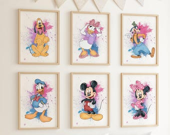 ベビーミッキーと仲間たちのプリント ミッキー ミニーマウス