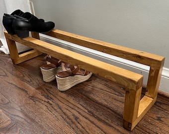 Handcrafted Modern Shoe Shelf