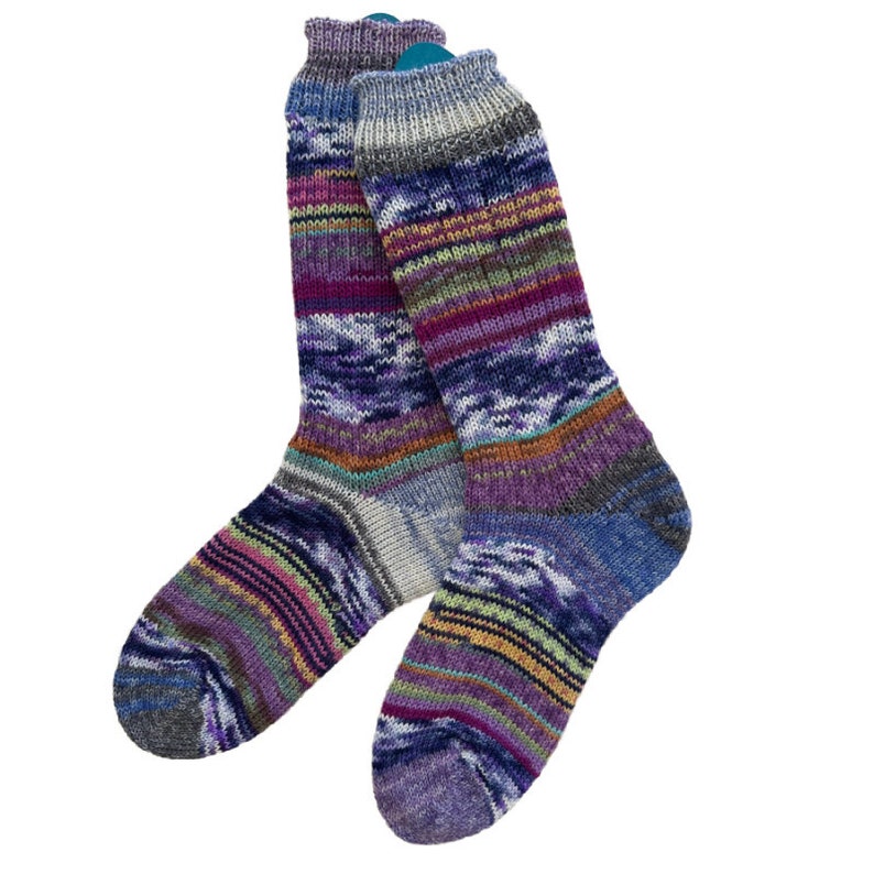 Scrappy Mismatched Merino Wool Socks, Womens Wool Socks Unique Wool ...