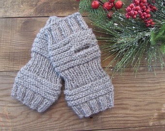 Fingerless Mitten Knitting Pattern, Cozy Hand-Knit Design (PDF Pattern)
