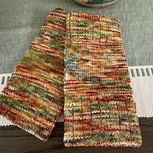 Colorful Handknit Texting Gloves, Great Gift Handmade Fingerless Gloves Women, Imported Merino Wool Yarn, Made in USA, Gift under 20