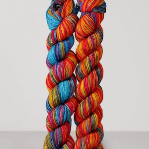 Echoes Fingering Yarn, Colorful Sock Yarn