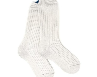 Wool Angora Socks - Handcrafted Warmth for Chilly Days - Thoughtful Gift for Her