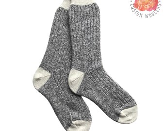 Wool Angora Socks - Handcrafted Warmth for Chilly Days - Thoughtful Gift for Her