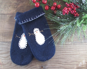 Boiled Wool Mitten Pattern, Knit Machine PDF, Two Styles Included