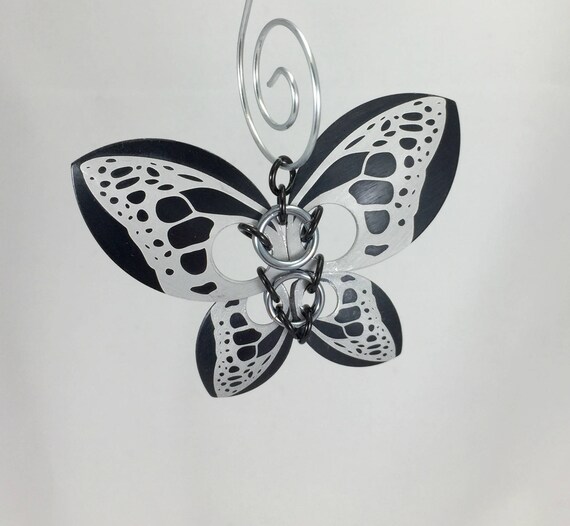 Butterfly Ornament Christmas Ornament Metal Ornaments Small Etsy