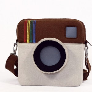 leather camera purse