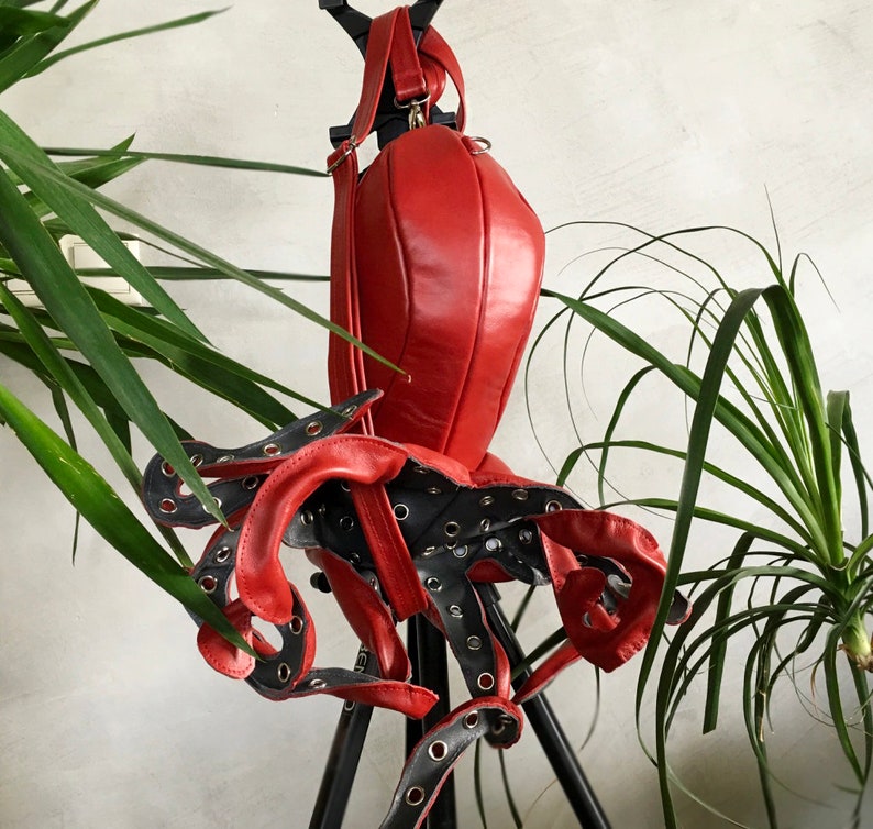 Octopus Purse Sea Monster Squid Bag Octopus Leather Bag Poulpe image 5