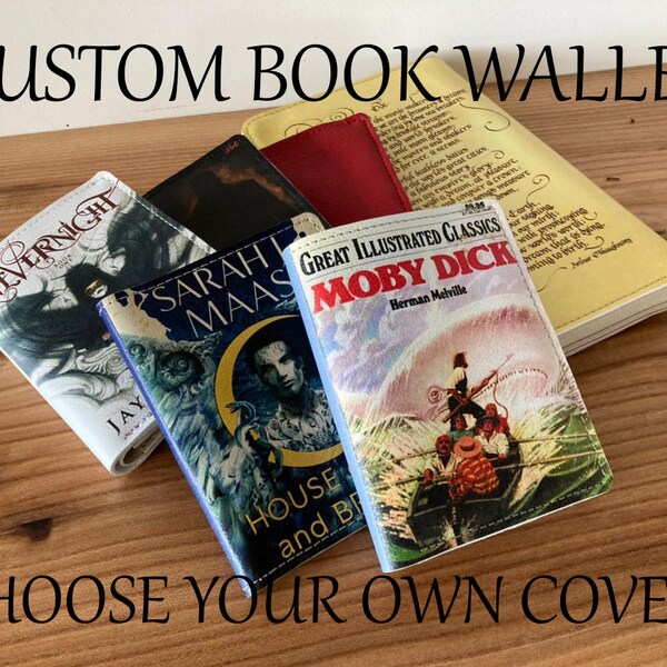 Book Wallet Etsy