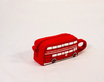 London Bus Pouch Ondon Bus Cosmetic Bag