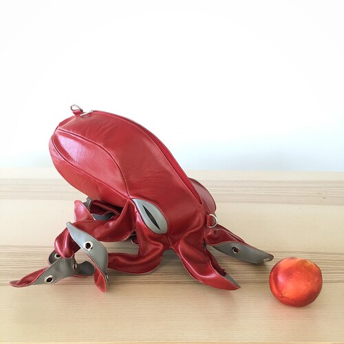 Octopus Purse Sea Monster Squid Bag Octopus Leather Bag Poulpe Bag Devilfish Bag