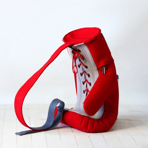 Boxing Glove Bag Felt Boxing Glove Backpack Etsy