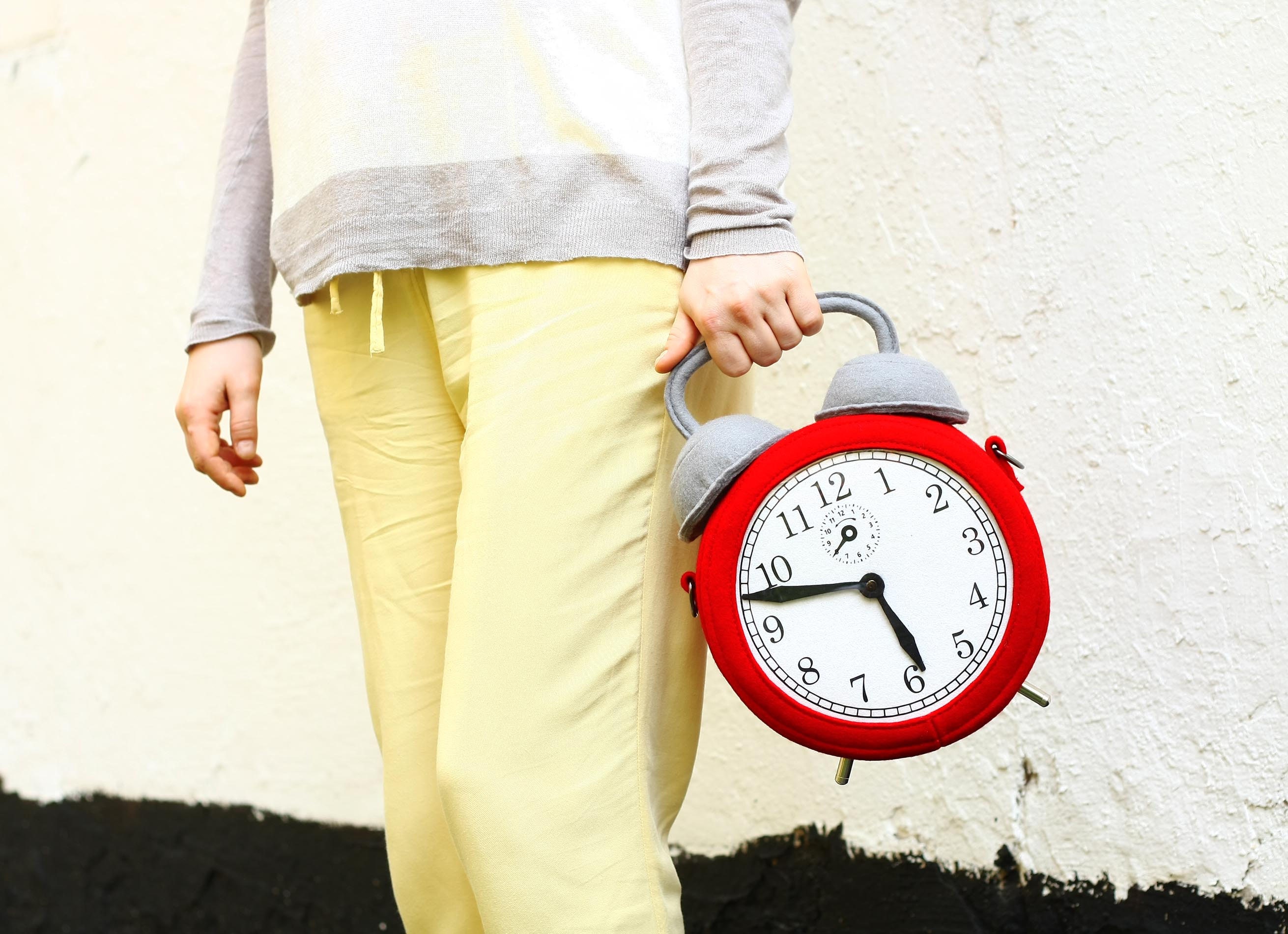 Alarm Clock Bag Clock Purse Etsy