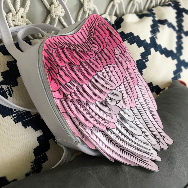 Angels Wings Backpack Kids Backpack Leather Wing Backpack Etsy