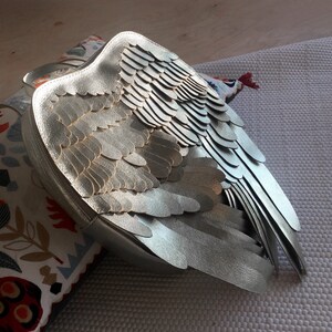Angel Wings Backpack Gold Angel Wing Backpack Feathers image 7
