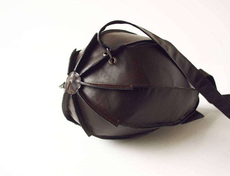 Military Dirigible Purse Blimp Bag Unisex Teen Leather Bag image 4