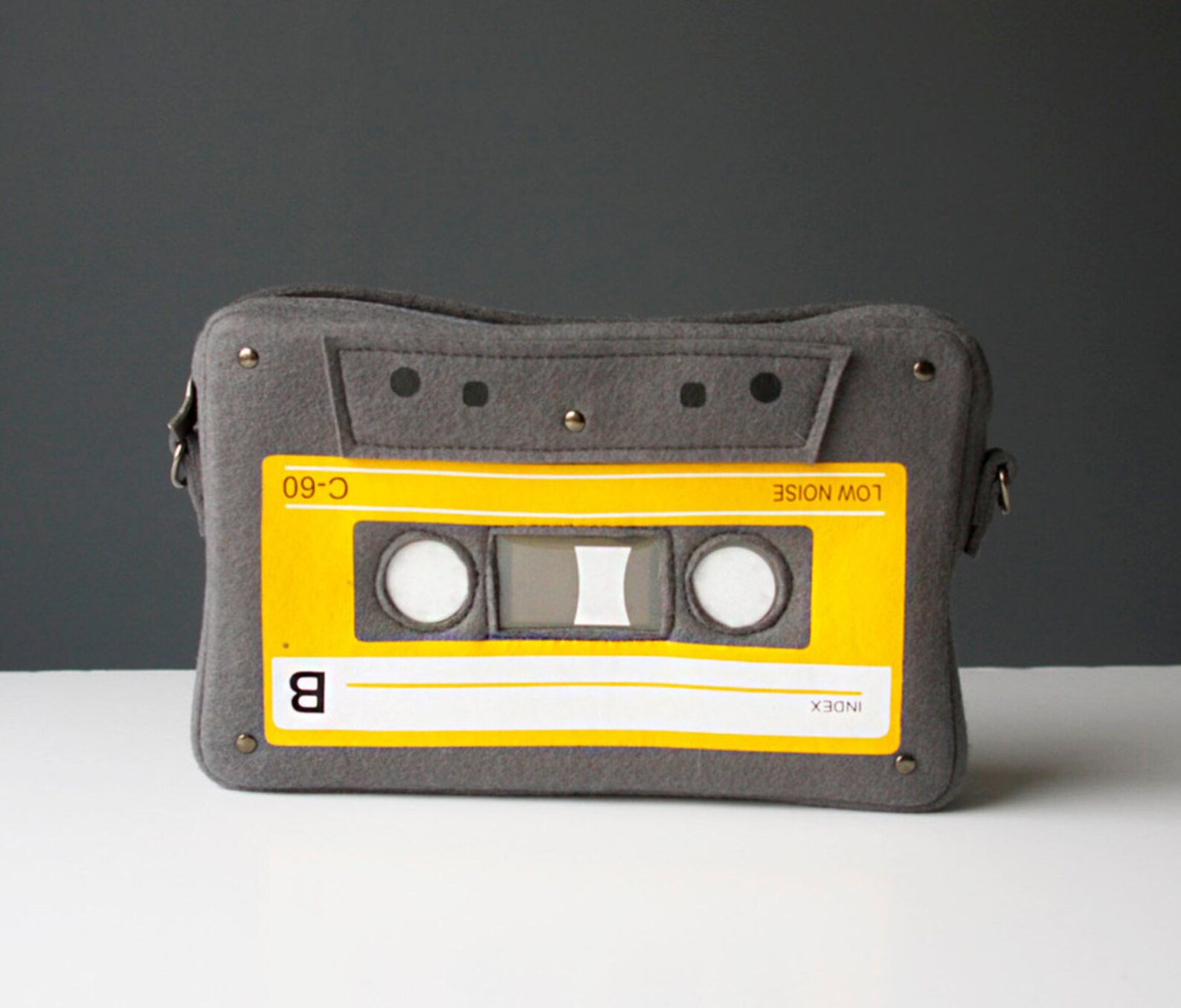 Compact Cassette Felt Bag Music Lover Purse Etsy