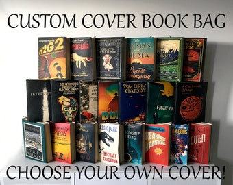 Choose Your Own Cover Book Bag Book Clutch