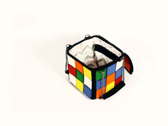 Rubix Cube Box Handbag