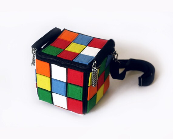 rubik's cube purse