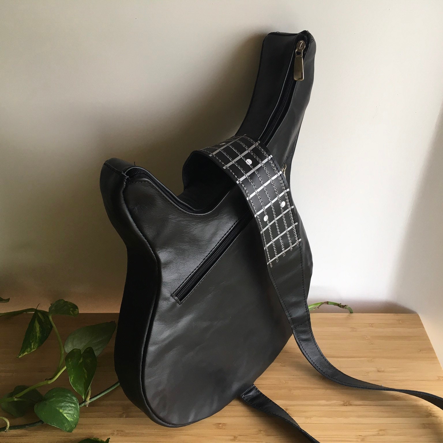 Bass Guitar Backpack Leather Backpack Guitar Bag Unusual - Il Fullxfull.3191598413 E0yy