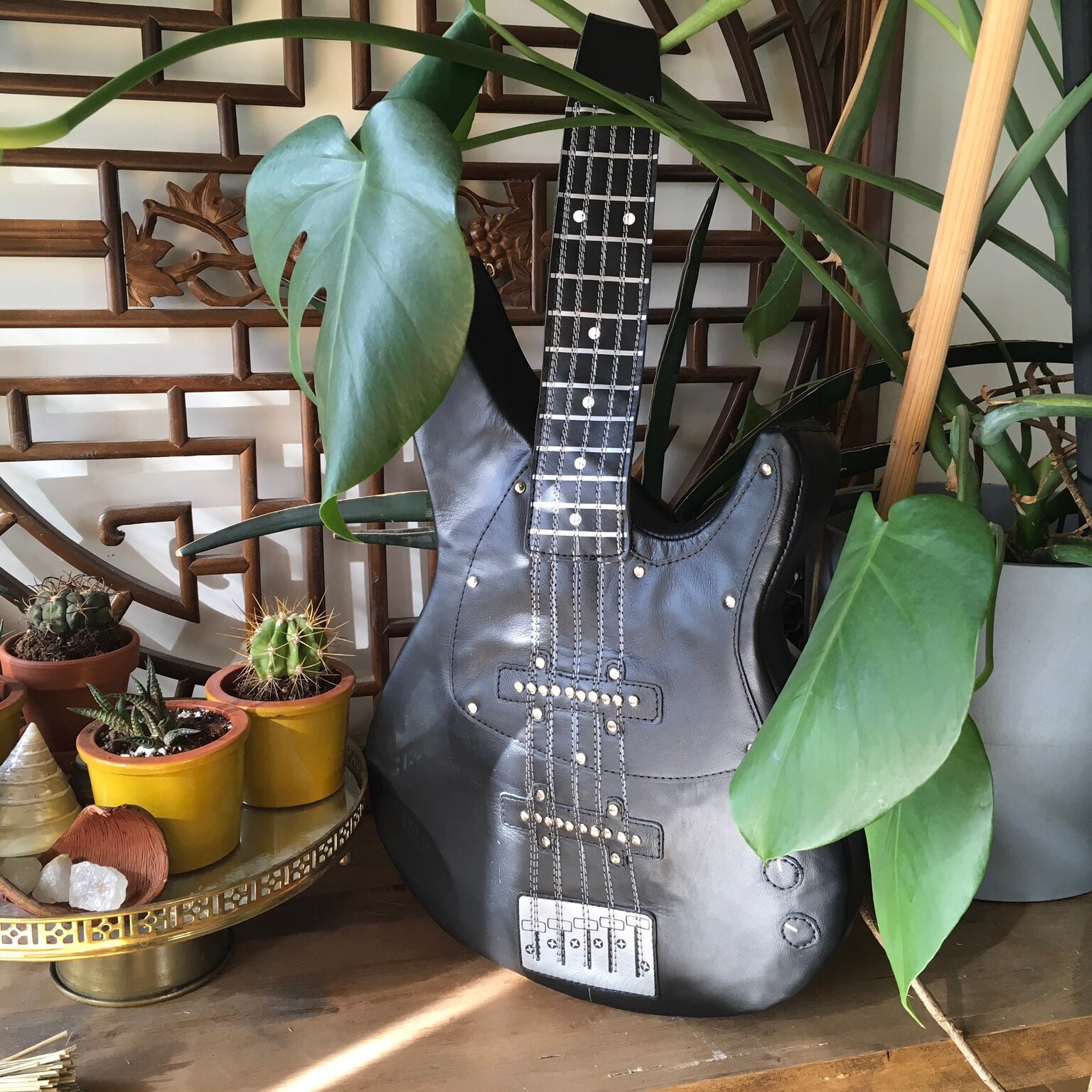 bass leather backpack