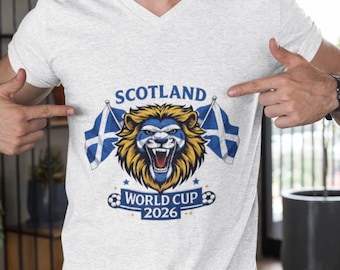 Scotland World Cup 2026 T-Shirt – Scottish Football Fan Tee, National Team Supporter Shirt, Soccer Pride Gift