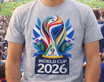 World Cup 2026 T-Shirt | Football Fan Graphic Tee | Soccer Tournament Shirt | 2026 World Cup Supporter Gift