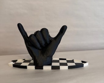 3D Printed Shaka Surfboard Ring Holder and Tray