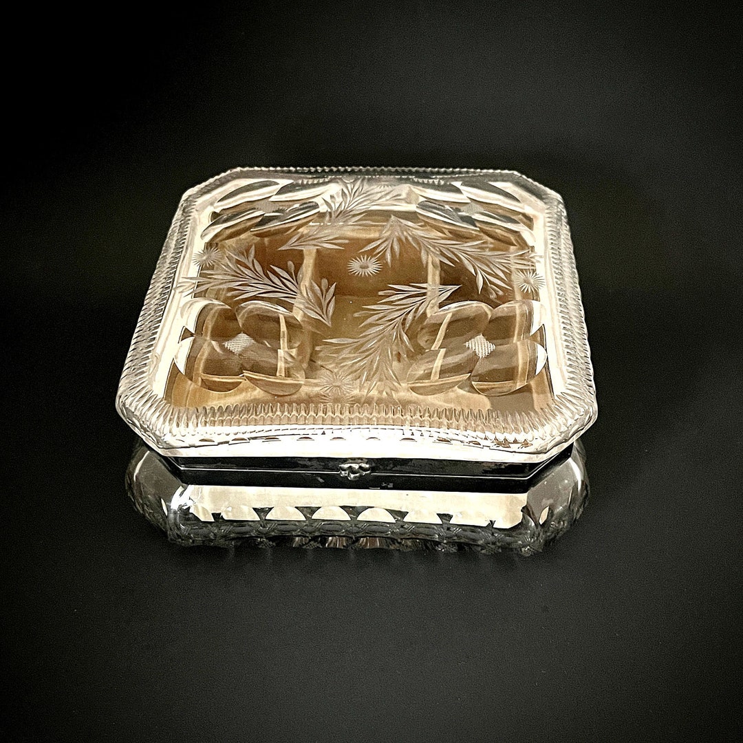 Antique Pairpoint Smilax ABP American Brilliant Period Cut Glass