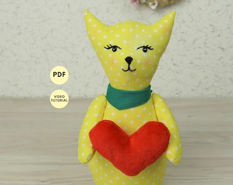 Naaipatroon kattendeurstopper pdf, gids voor doe-het-zelf deurstopper, deurgewicht zware stof