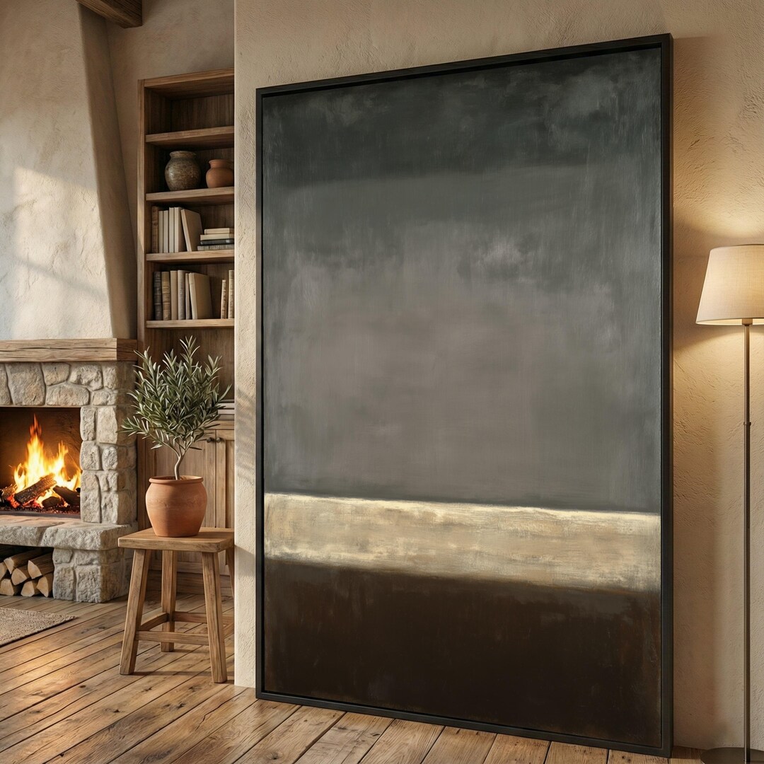 Mark Rothko Netural Mark Rothko Canvas, Neutral Color Palette, Minimalist Home Decor ...