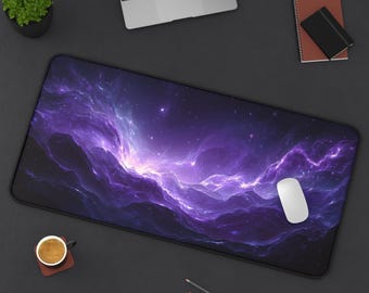 Giant Desk Mat | Large Mouse Pad | Space Style Cosmic Space Nebula