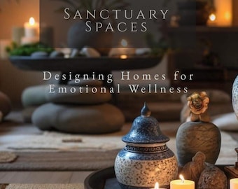 Sanctuary Spaces E-Book | Home Decor for Emotional Wellness | Guided Home Transformation (Digital Download)