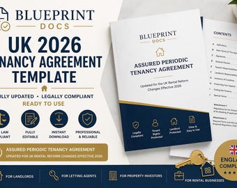 Plantilla de contrato de arrendamiento para el Reino Unido 2026 (totalmente actualizada y conforme a la normativa)