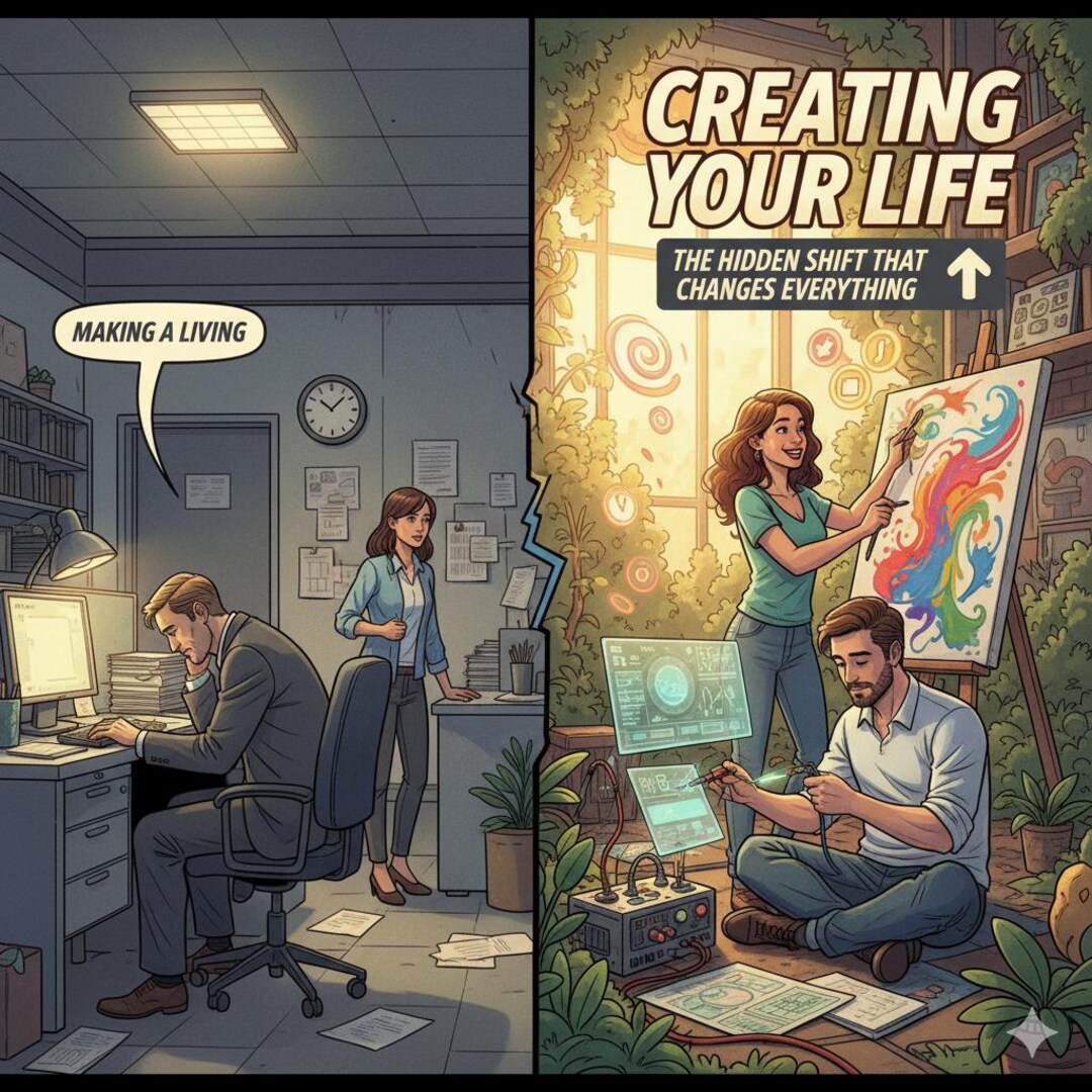 Greating Changes Why You’re Not Just Making a Living but Creating Your Life: the Hidden ...