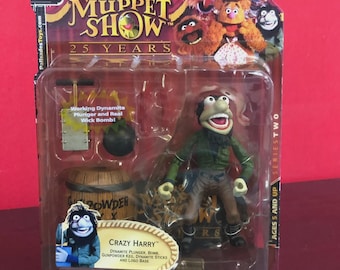 Verrückter Harry The Muppets Show 25 Jahre Figur Palisades Action Spielzeug