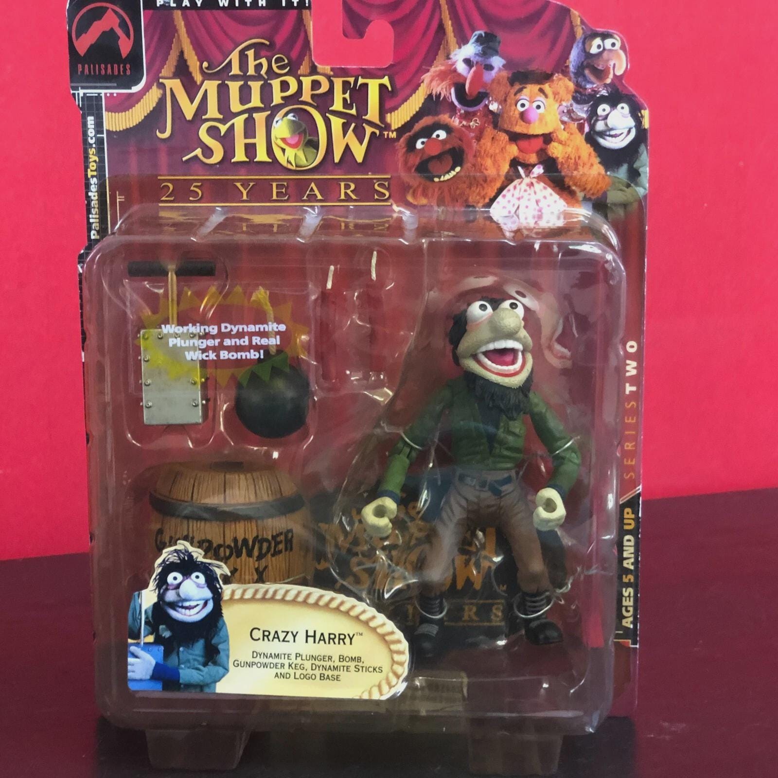 Crazy Harry the Muppets Show 25 Years Figure Palisades Action Toy