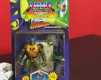 Leonardo Teenage Mutant Ninja Turtles SuperMutants TMNT 1994 Playmates NEU