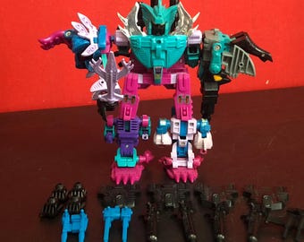 Piranacon Seacons 1987 Vintage Hasbro G1 Transformers Zestaw figurek prawie kompletny