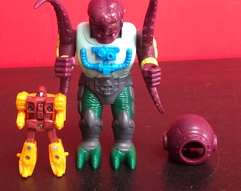 Figurka Transformers G1 Pretender OCTOPUNCH z 1988 roku, niekompletna