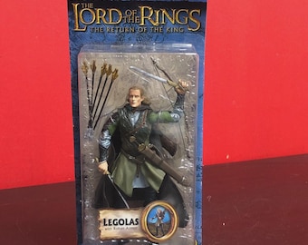 Toy Biz Herr Der Ringe Legolas mit Rohan Rüstung Figur Neue Versiegelte Figur